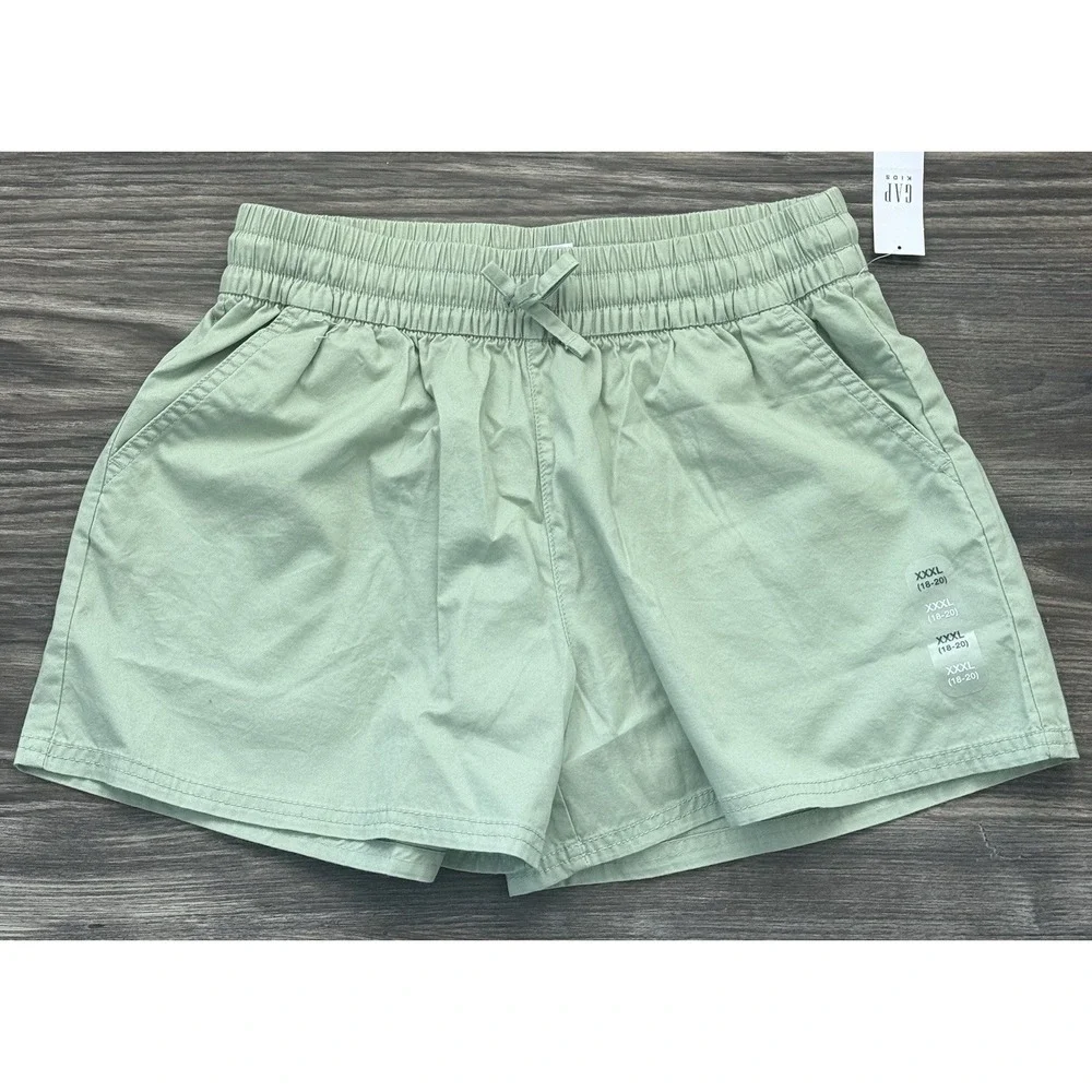 Lot Of 2 Gap 18-20 girls Yellow Green shorts fit women's small cottage core pool